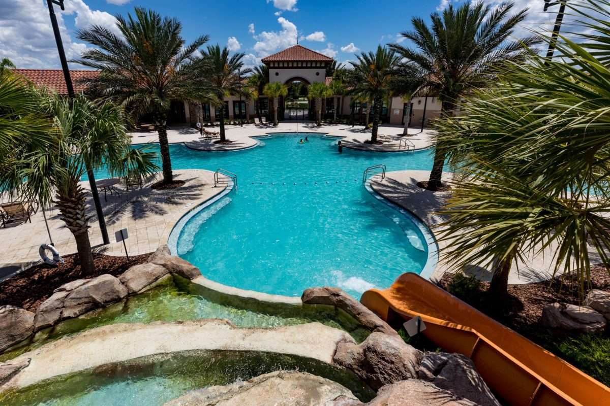 Community Pool and Club house at Solterra Resort, nr Disney Orlando ...