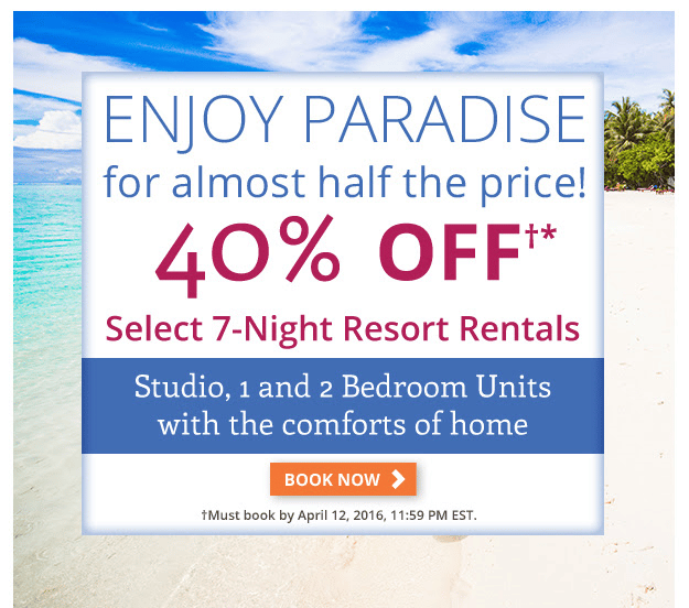 Enjoy Paradise for almost Half the Price! 40% off Select 7NT Resort ...