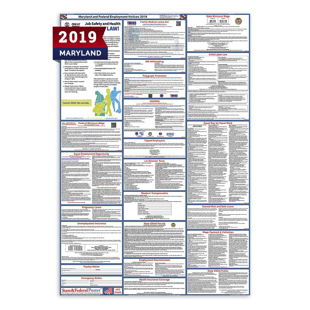 Federal Labor Law Posters 2019 Printable