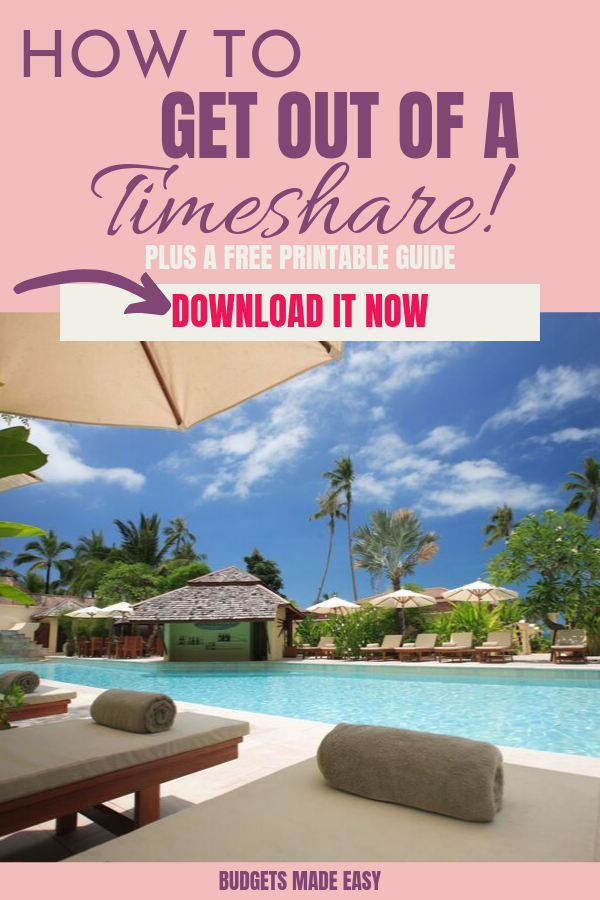 How to get out of a timeshare plus a free resource guide ...