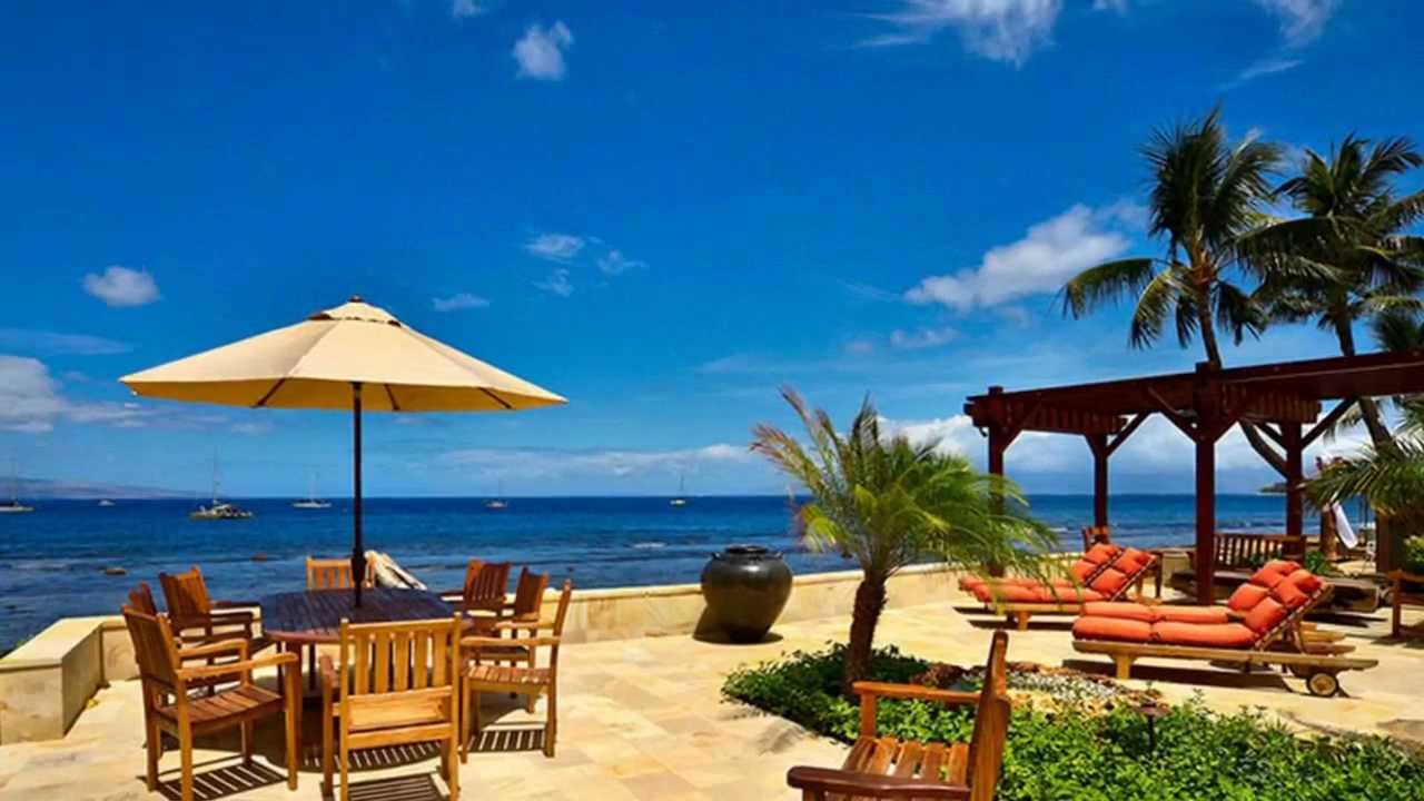 Lahaina oceanfront house luxury vacation rental Maui