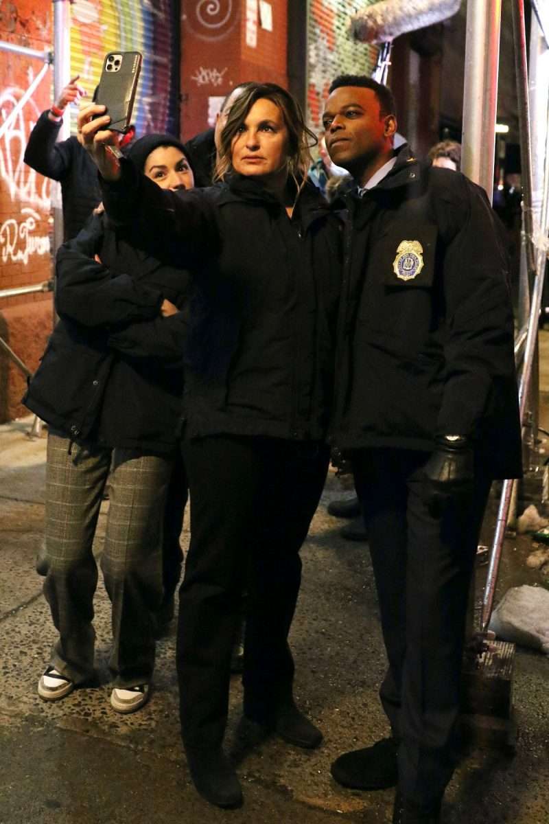 MARISKA HARGITAY on the Set of Law and Order: SVU in New York 02/24 ...