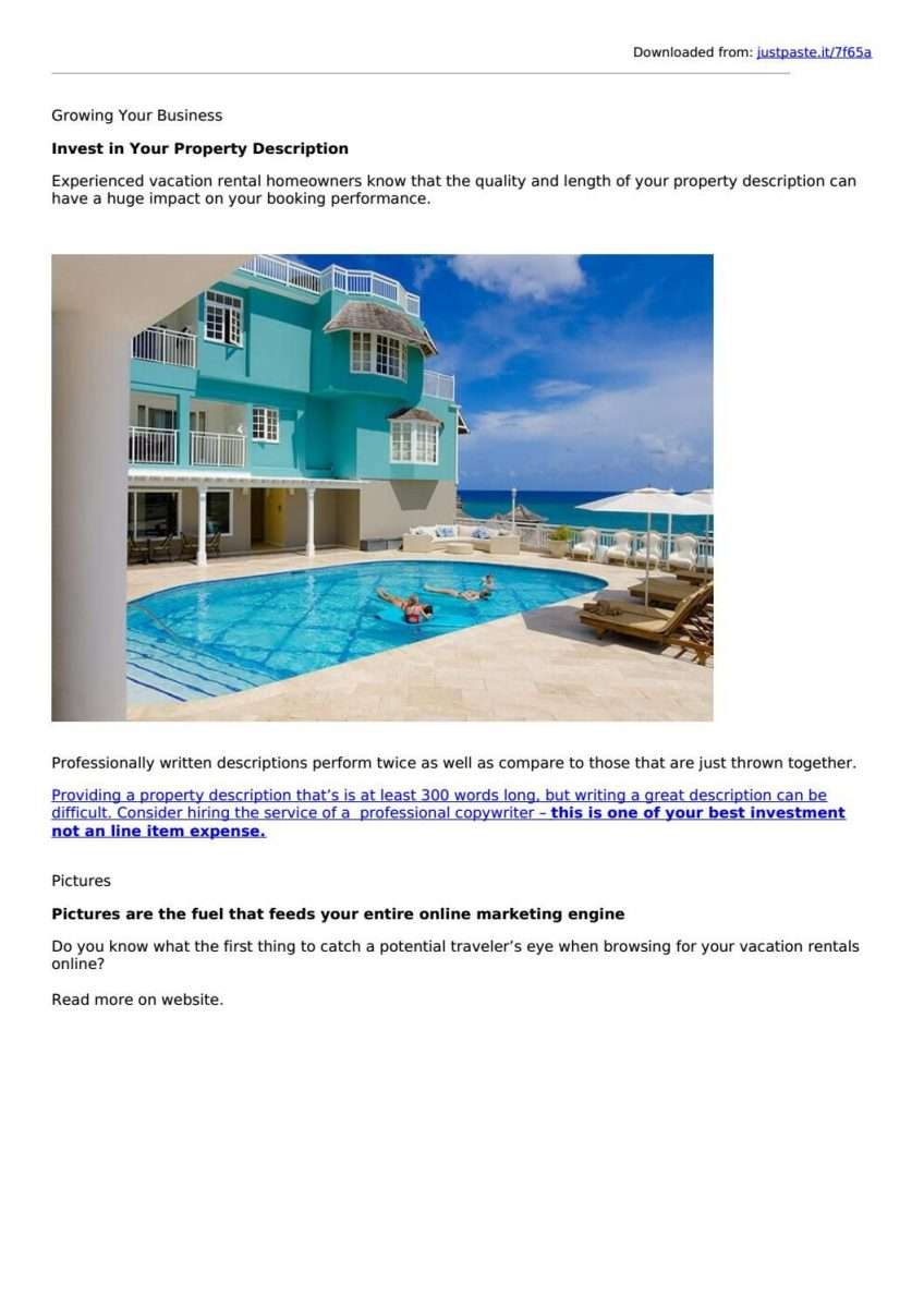 Marketing Vacation Rental Homes (With images)