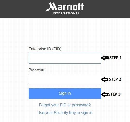 marriott extranet sign in