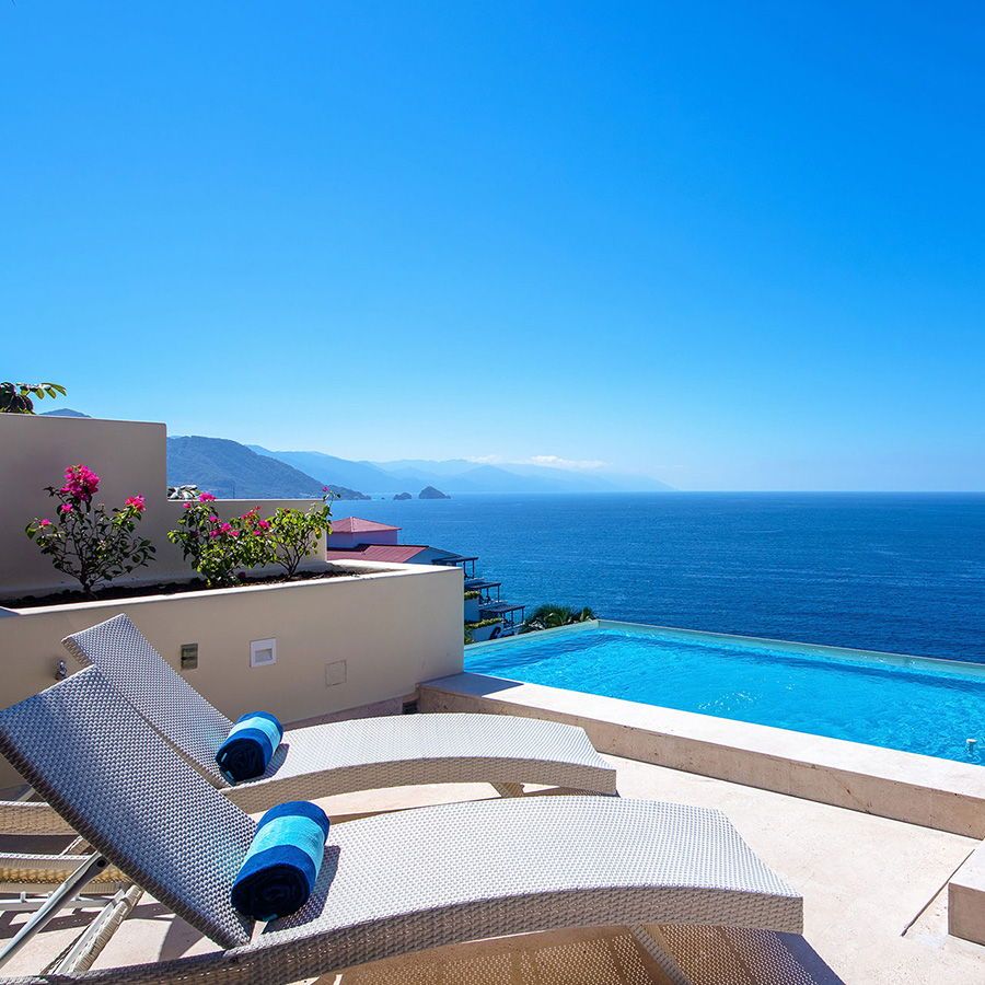 Private villa vacation rental  panoramic views of Banderas Bay. Casa ...