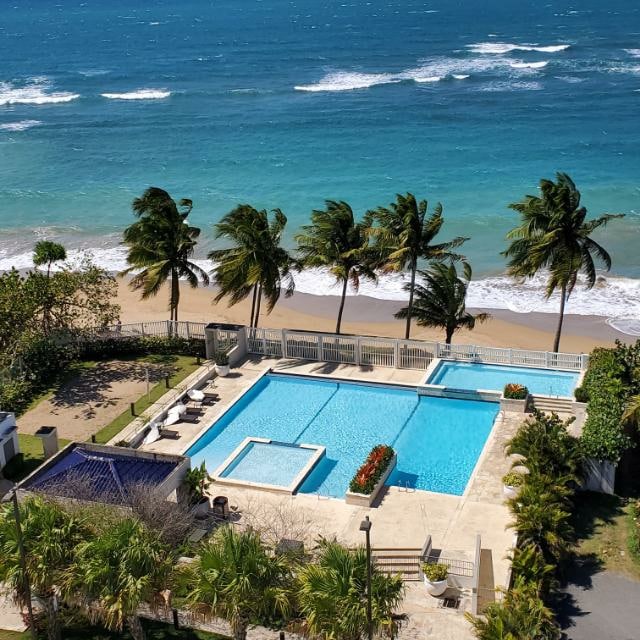 " Seas the Day"  2 BR/2BA Beachfront and pool.