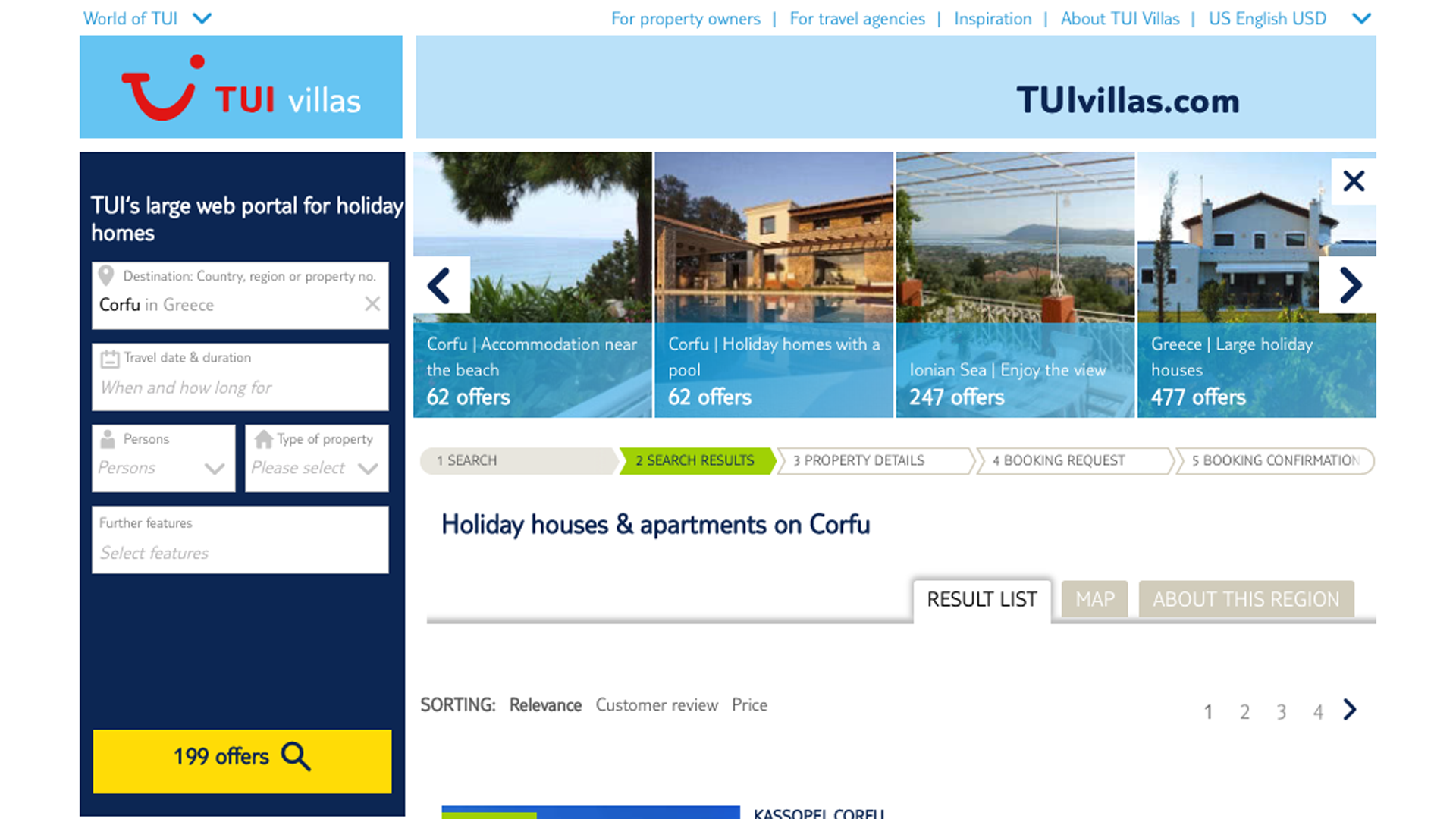 Vacation Rental Channel Manager for TUI Villas Listings