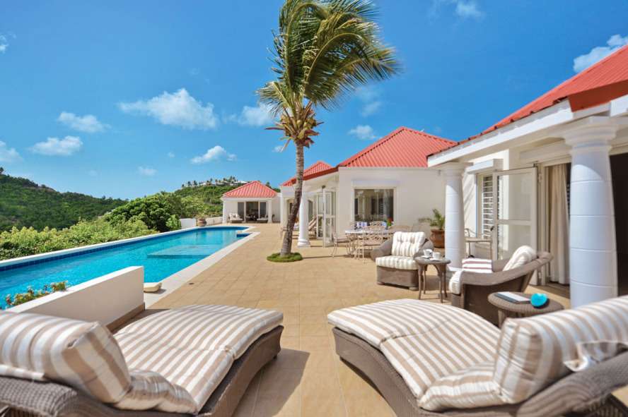 Waterfront Luxury Villa Vacation Rentals private pool St Martin[....]